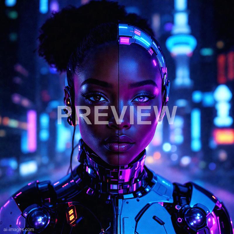 6956 - a-black-girl-half-human-and-half-robot-embodying-a-bl_250422070207_Filename Text 2_05375_Filename Text 3